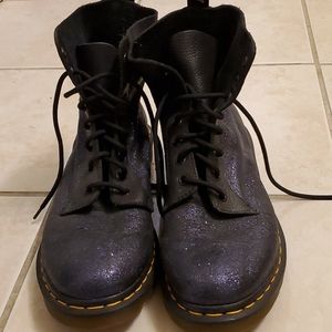 Black Glitter Doc Martens